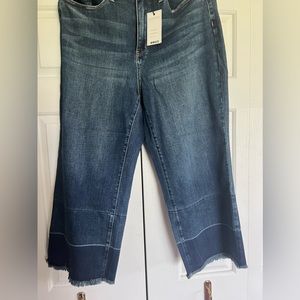 Judy Blue cropped wide leg 14w